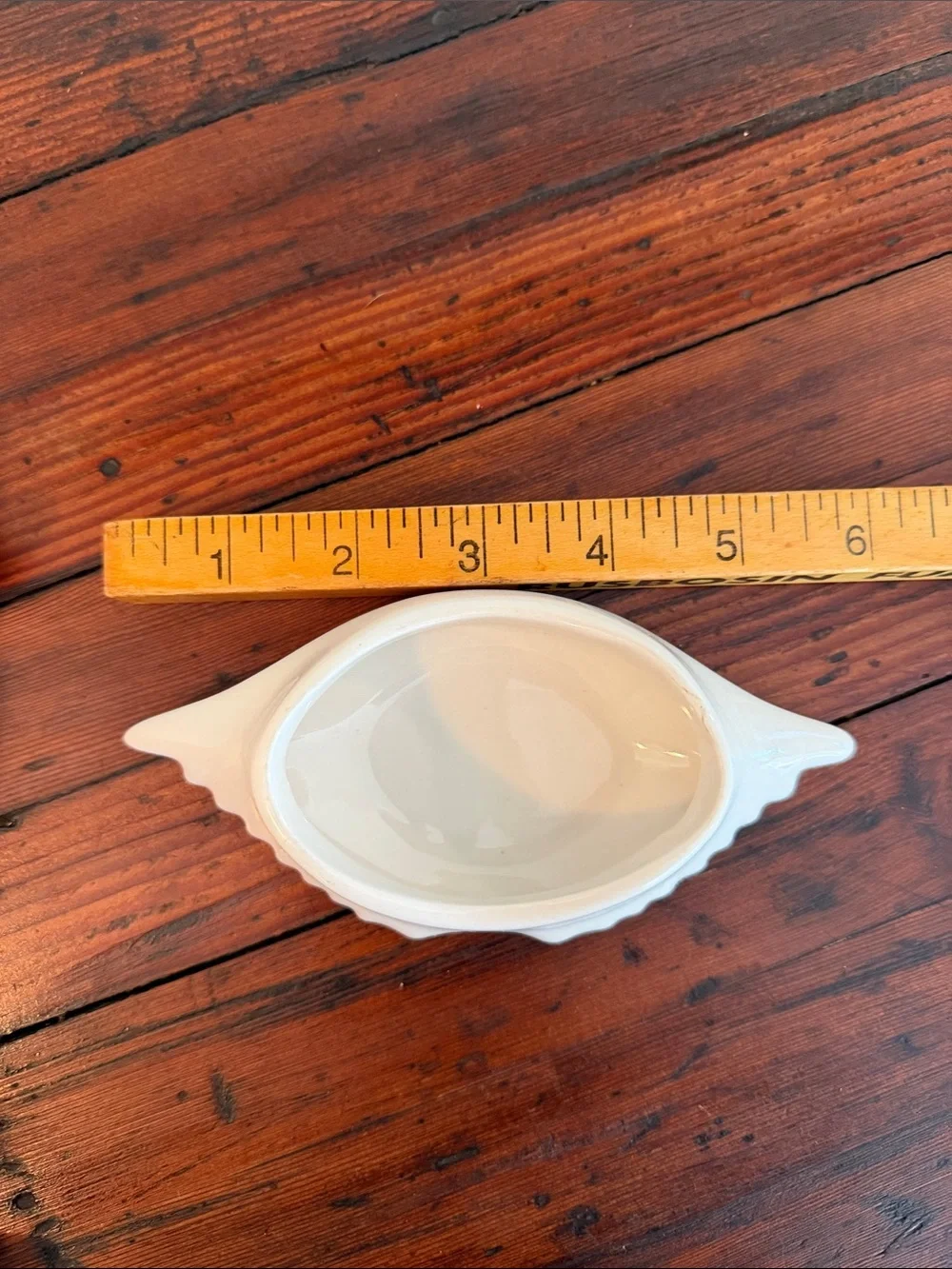 Hall Pottery Cream Deviled Crab Baking Dish Butter Cup Ceramic #232 Set of Six.